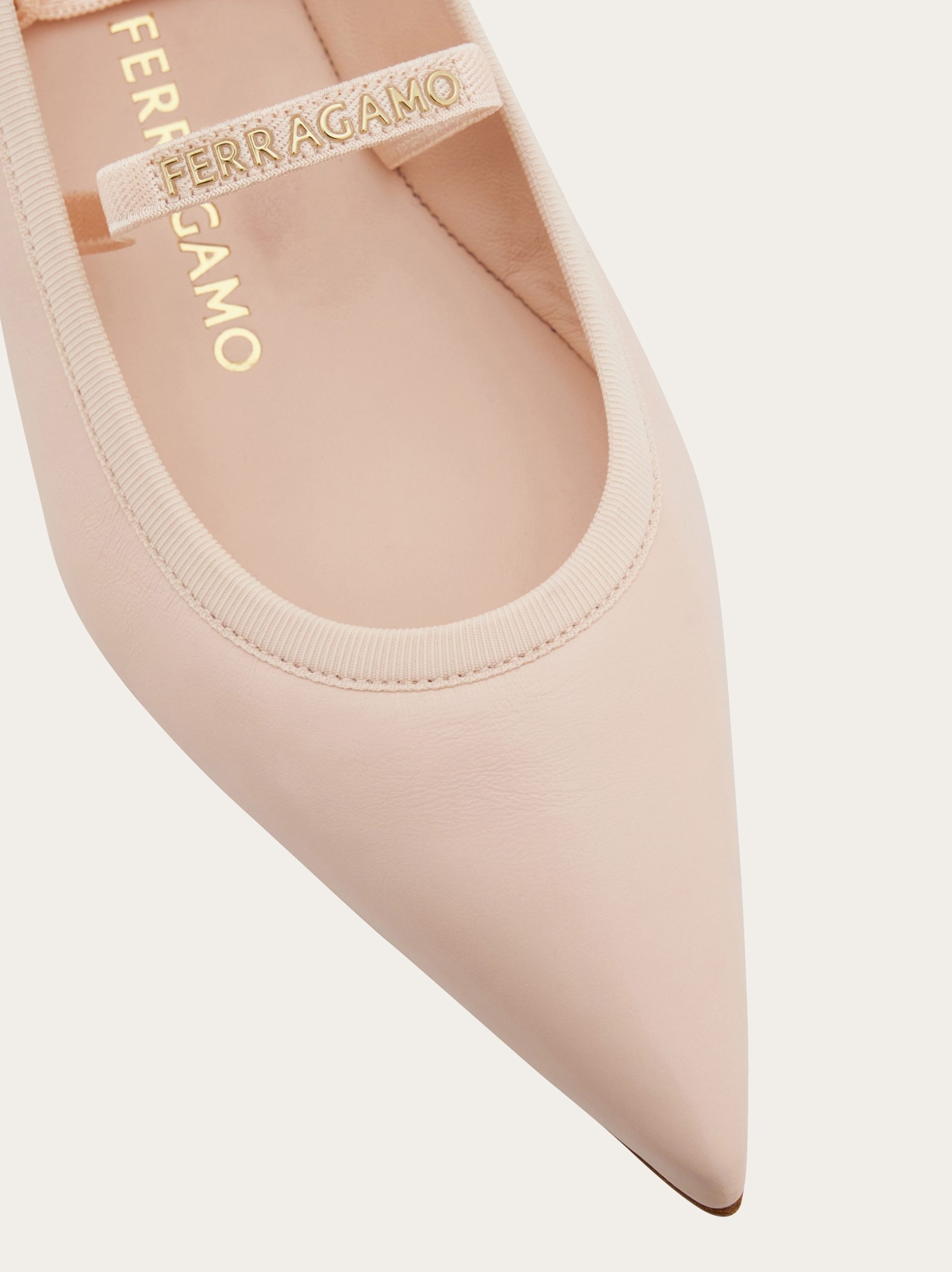 Ferragamo Ballet flat with ankle ribbon - Image 2